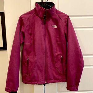 Plush fleece-lined North Face Jacket.